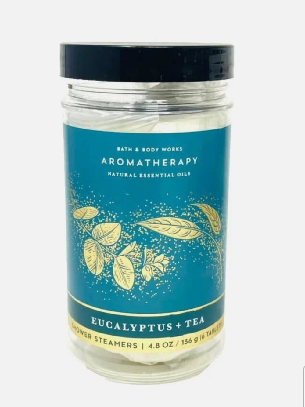 Bath & Body Works Aromatherapy Stress Eucalyptus + Tea Shower Steamers 4.8oz NEW